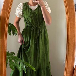 time and tru green green sleeveless dress 🍀